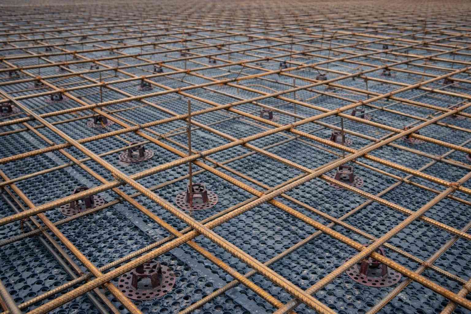 Монтаж арматурной сетки